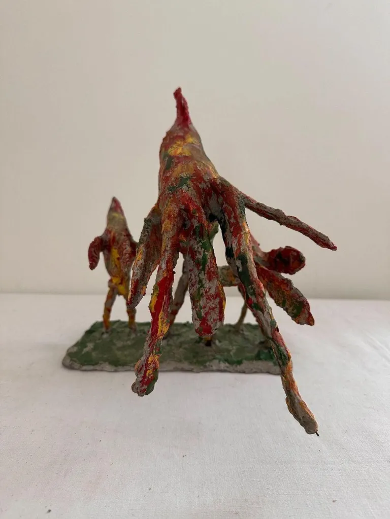 Original objekt skulptur von ulrich bleiker art brut kunst 3