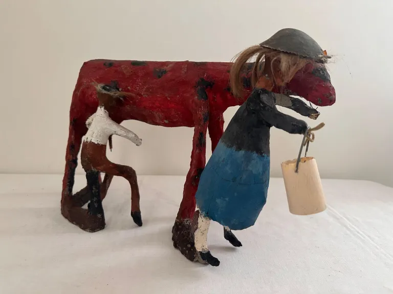Original objekt skulptur von ulrich bleiker art brut kunst 12