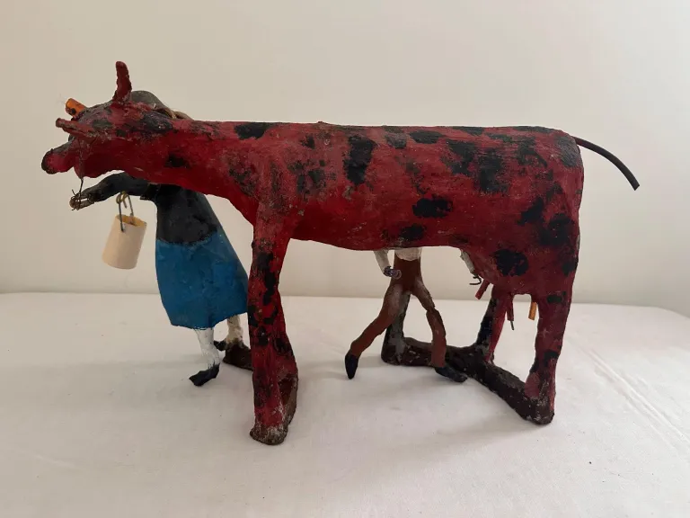 Original objekt skulptur von ulrich bleiker art brut kunst 16