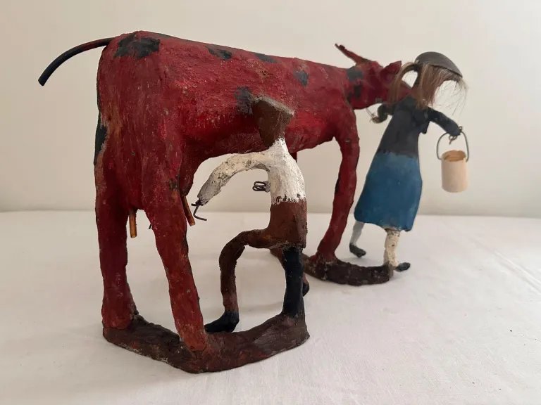 Original objekt skulptur von ulrich bleiker art brut kunst 17