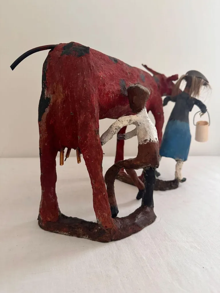 Original objekt skulptur von ulrich bleiker art brut kunst 18